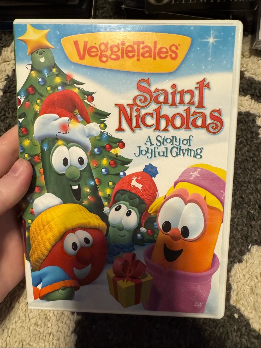 VeggieTales "Saint Nicholas" DVD - Festive Holiday Cover
